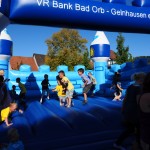 Hüpfburg von der VR-Bank
